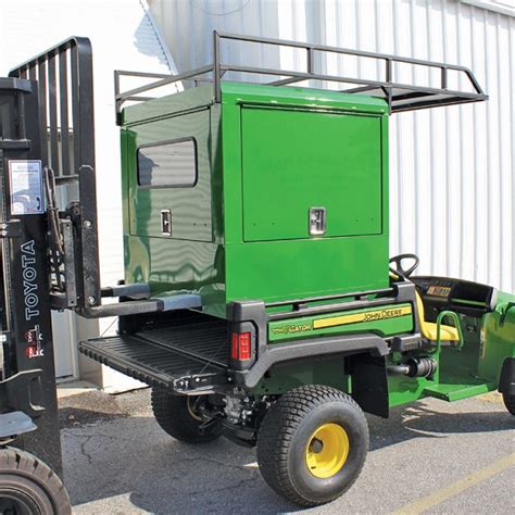 jd gator metal tool box|john deere gator tow hitch.